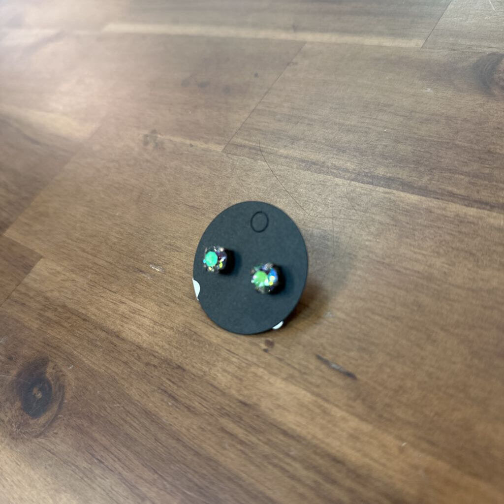 Iridescent Stud Earrings