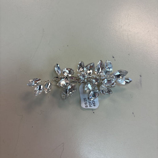 Silver Rhinestone Hair Clip