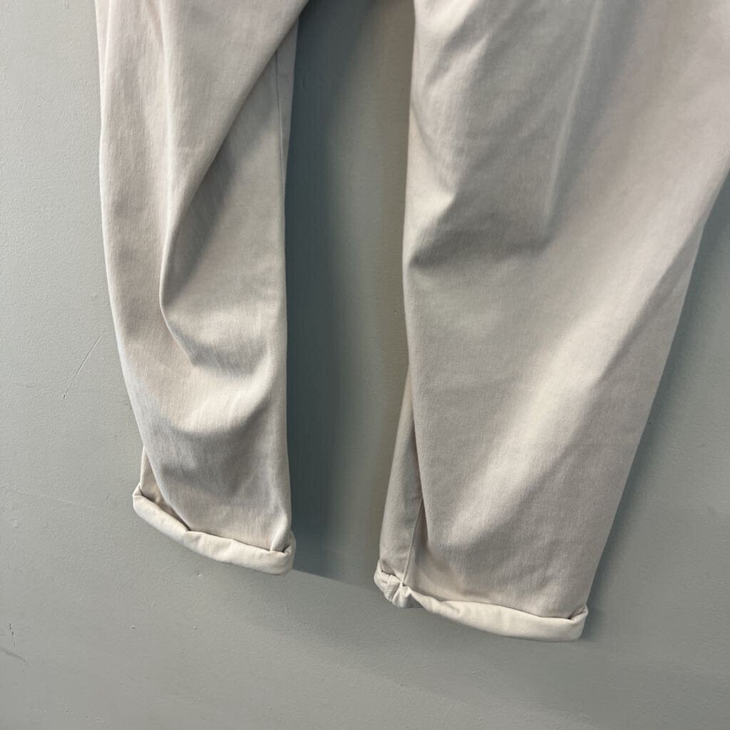 J Jill Cream Straight Leg Pull On Pants 2X