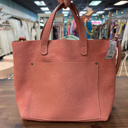 Portland Leather Good Pink Textured Leather Purse