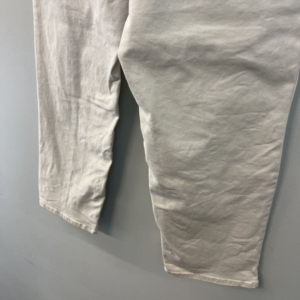Est 1946 Beige Denim Mid Rise Straight Leg Pants 14