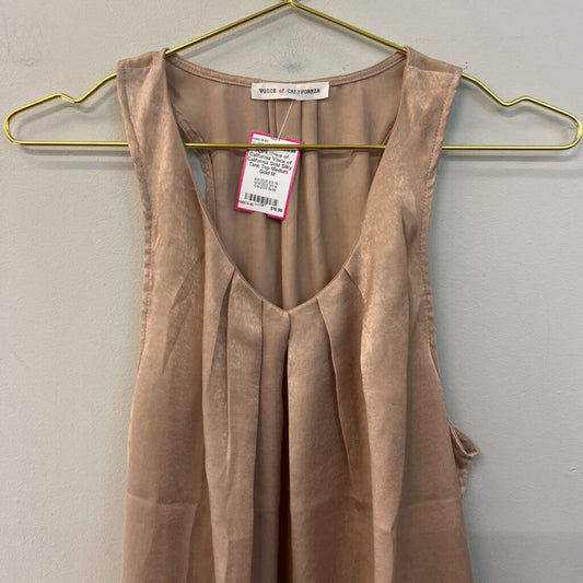 Voice of California Gold Silky Tank Top Medium