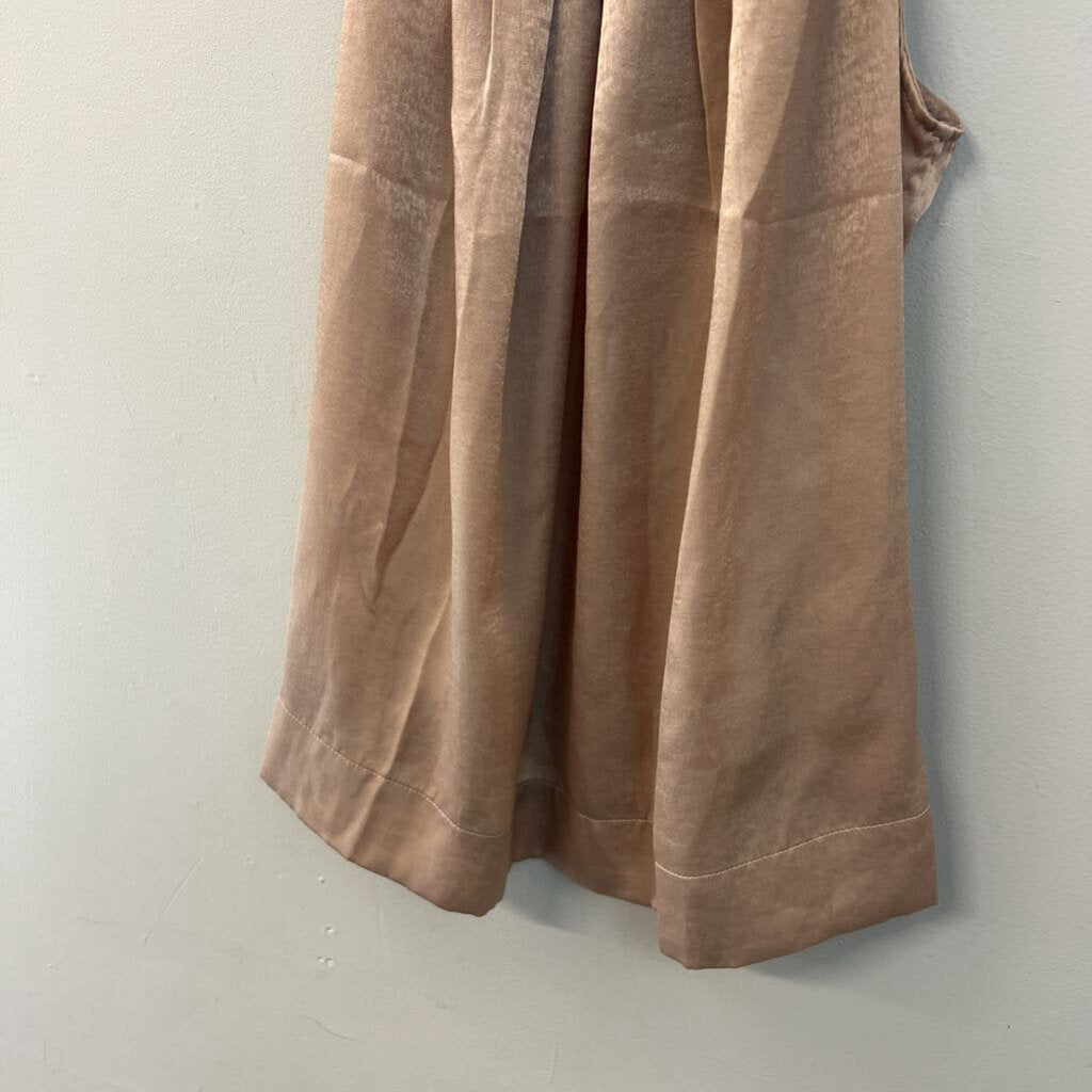 Voice of California Gold Silky Tank Top Medium