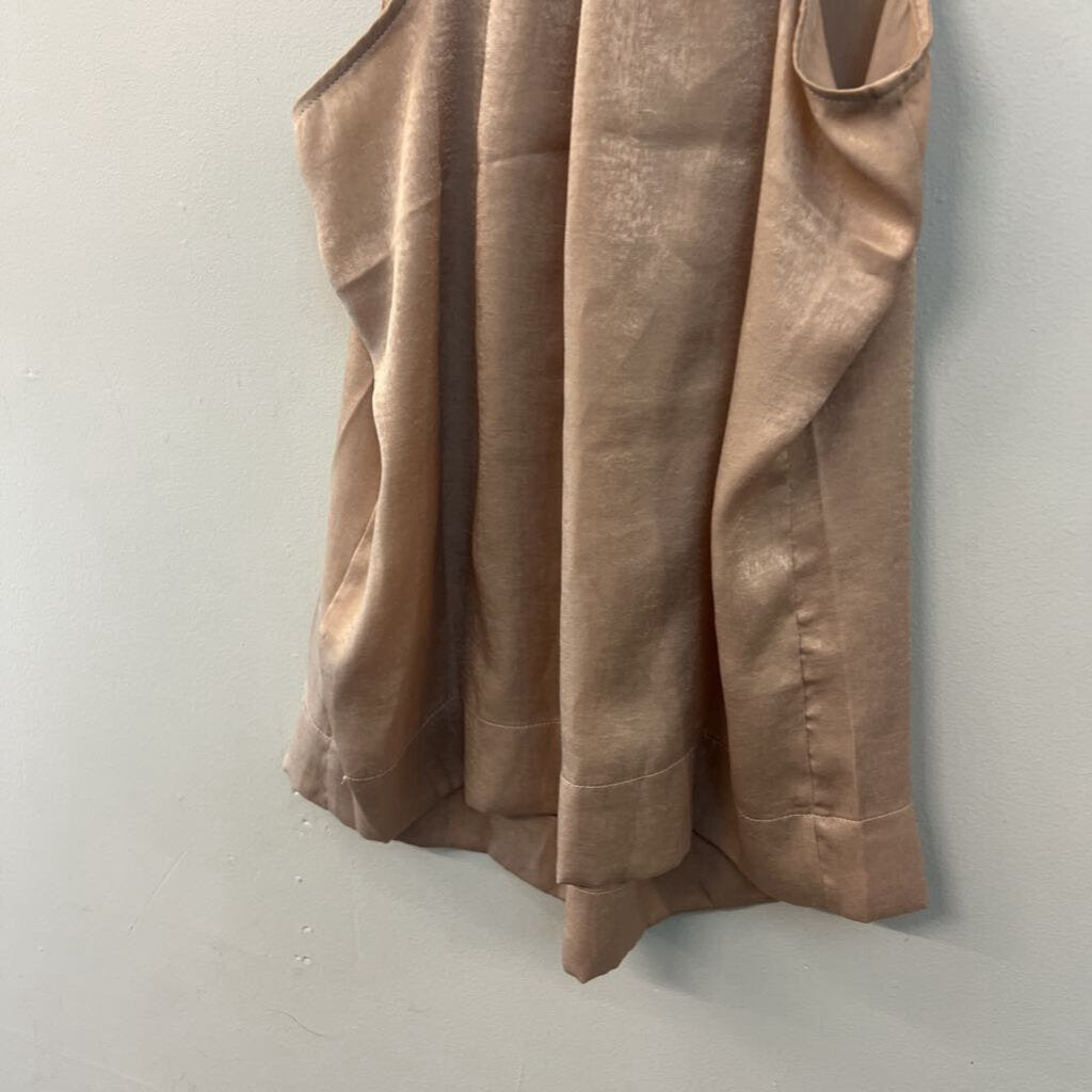 Voice of California Gold Silky Tank Top Medium