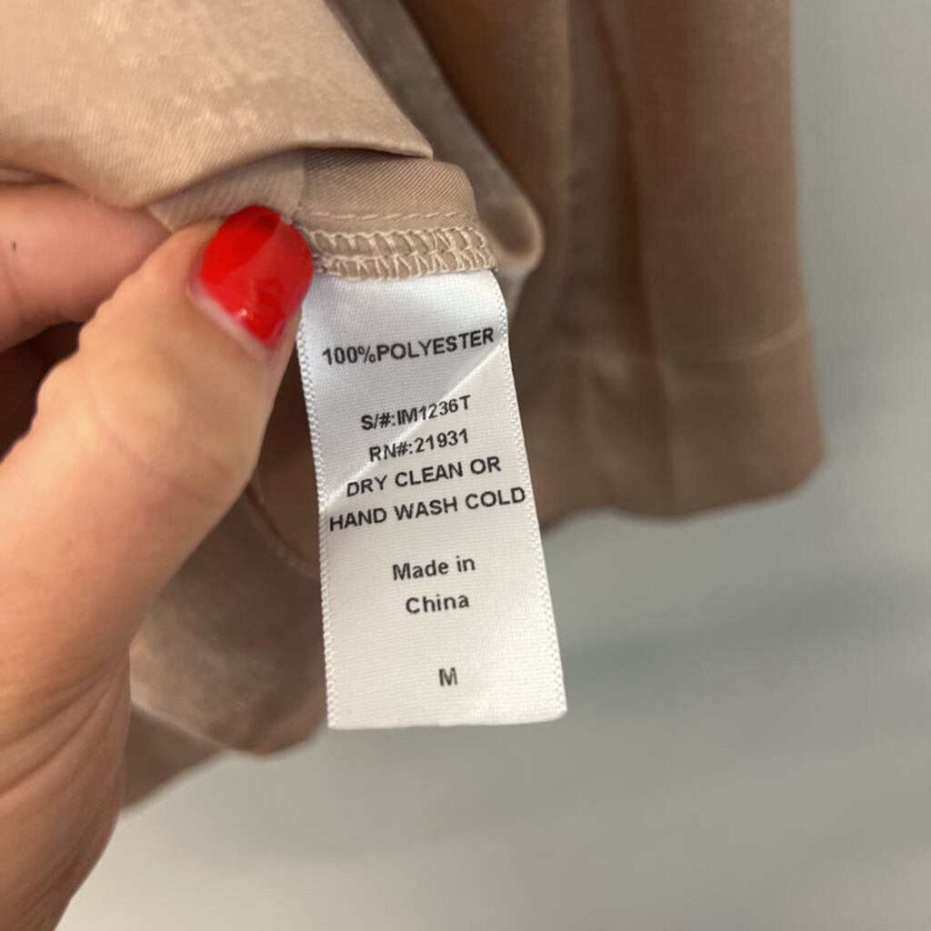 Voice of California Gold Silky Tank Top Medium