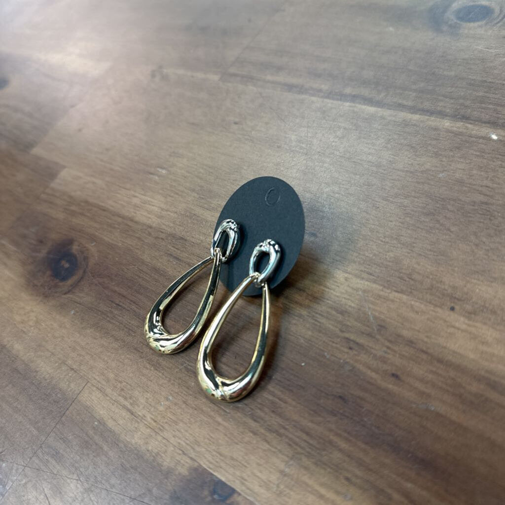 Gold/ Silver Drop Earrings