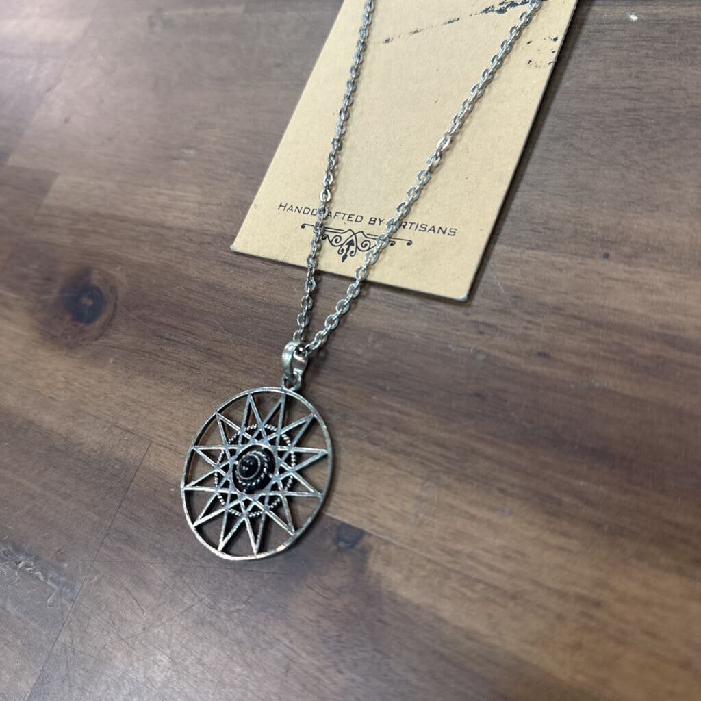 Silver Star Pendant Necklace