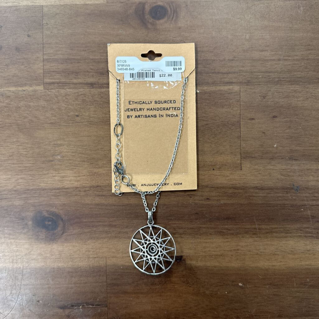 Silver Star Pendant Necklace