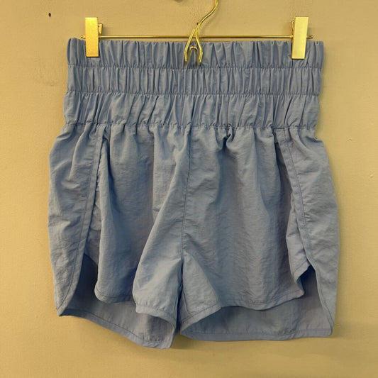 Zenana Blue High Waisted Athletic Shorts Small