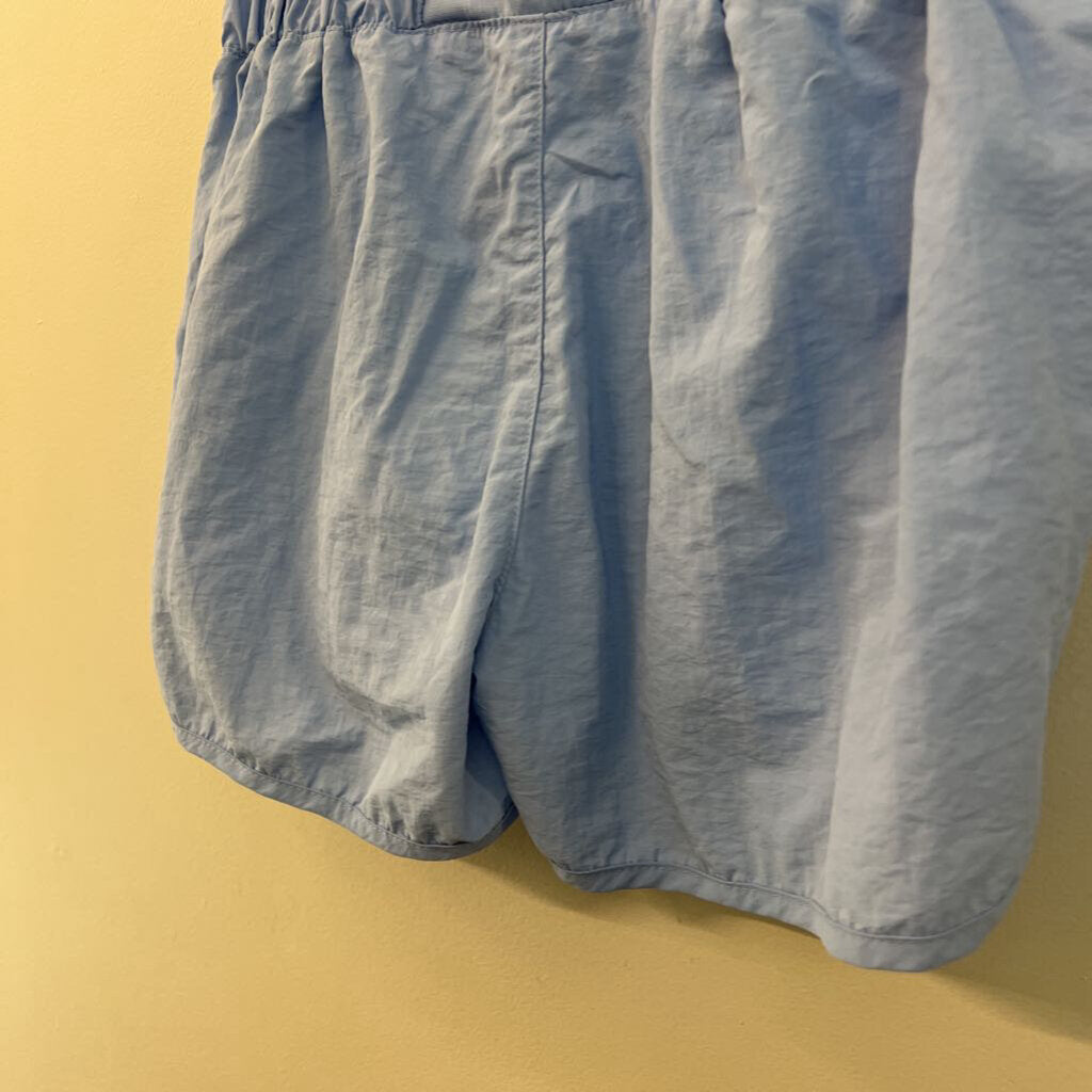 Zenana Blue High Waisted Athletic Shorts Small