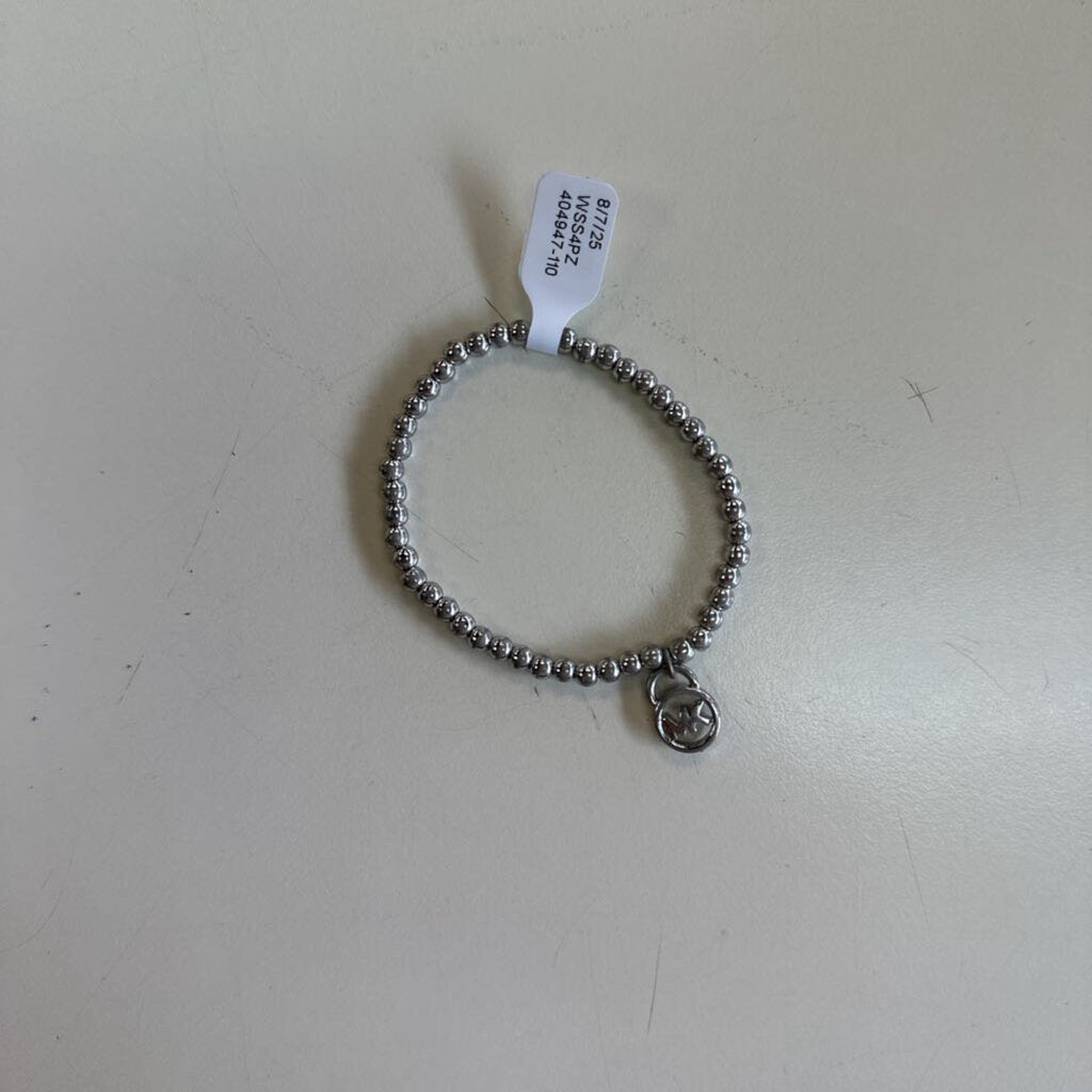 Michael Kors Silver Stretchy Bracelet