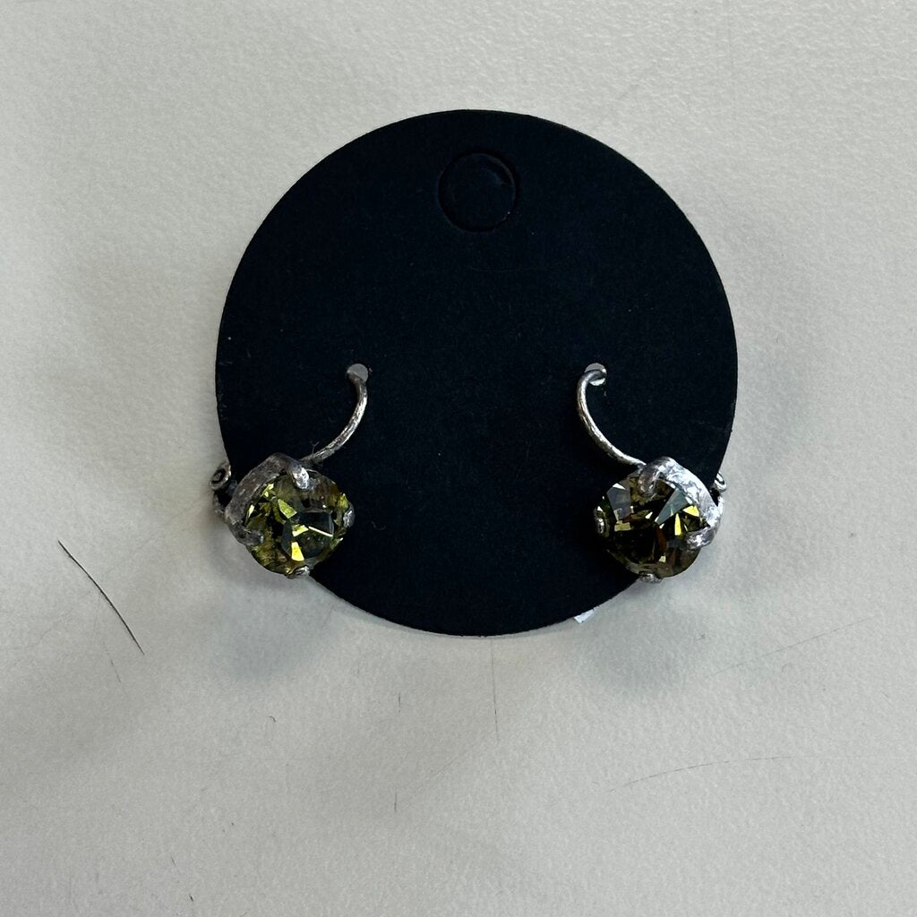 Green Stone Earrings