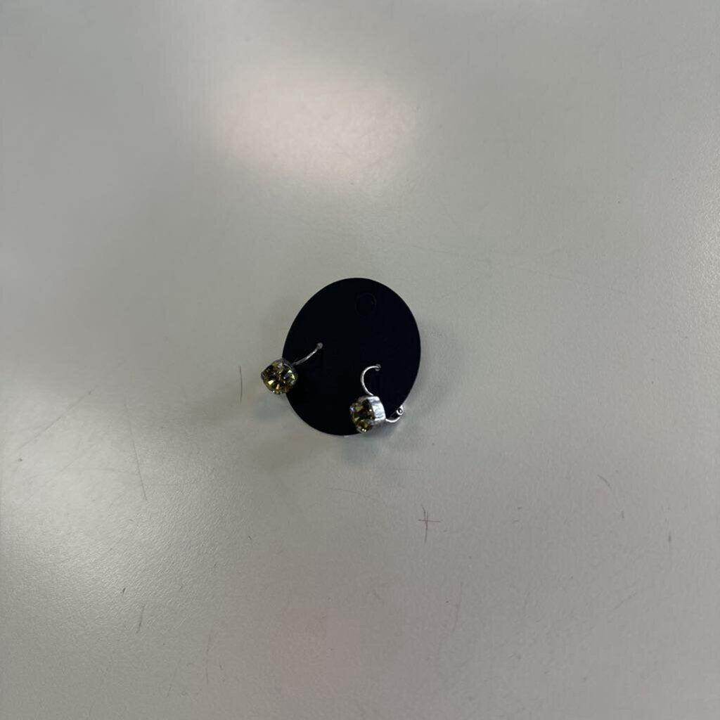 Green Stone Earrings