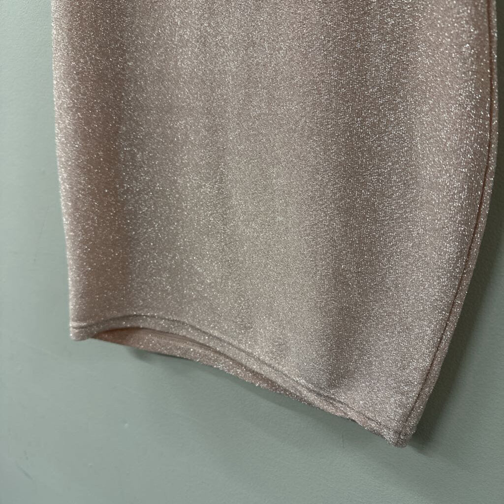 CBR Pink/ Silver Shimmer Short Formal Dress Small