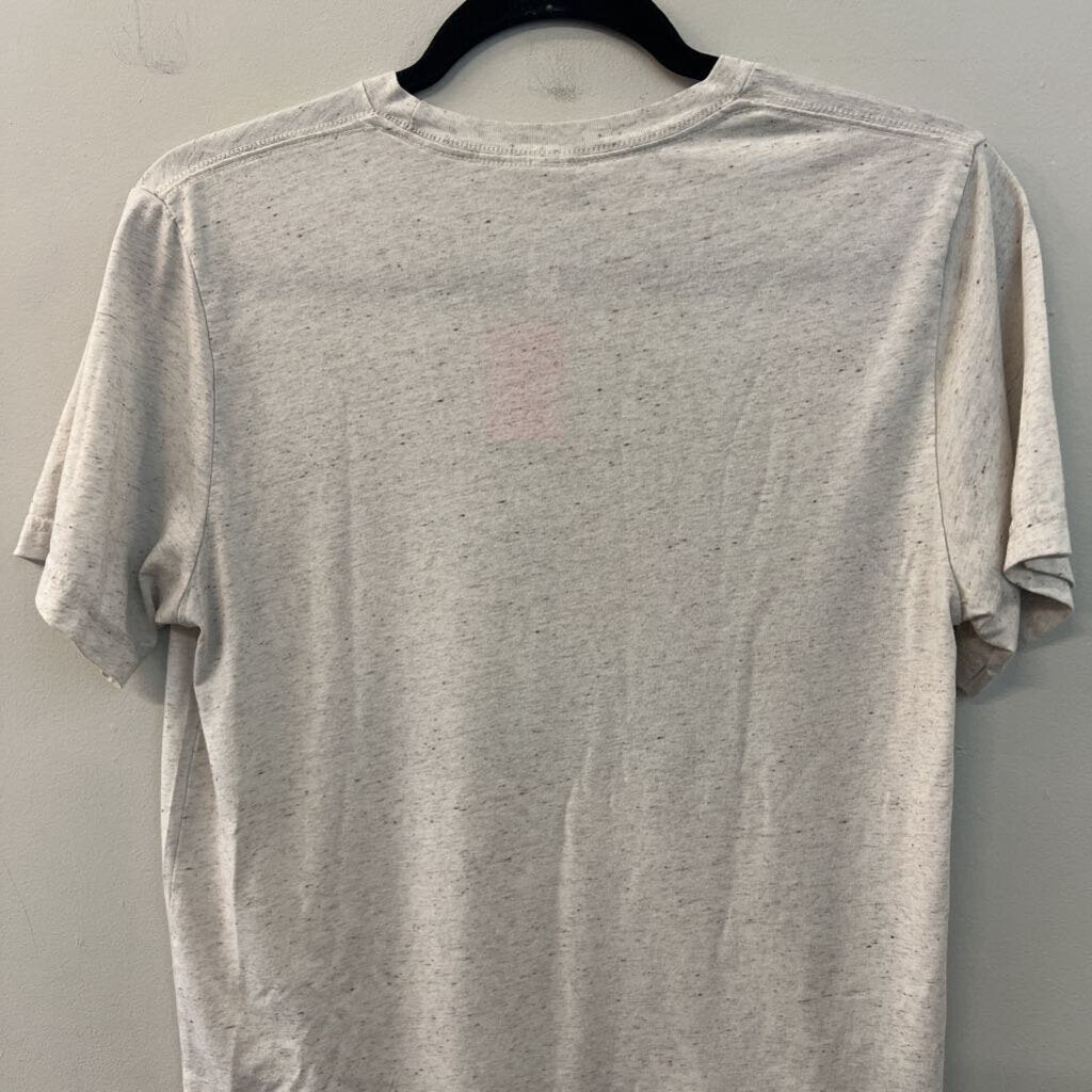 Canvas Grey Sunflower Short Sleeve Graphic Tee Medium