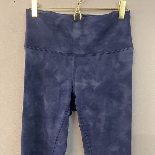 Lululemon Blue Print Cropped Leggings 8