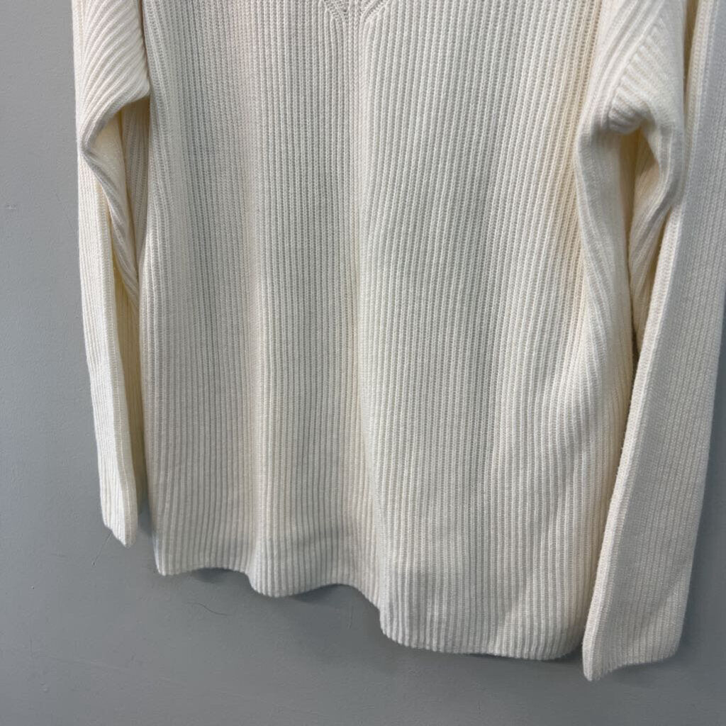 Haven Cream Knit Long Sleeve Sweater Top Extra Large