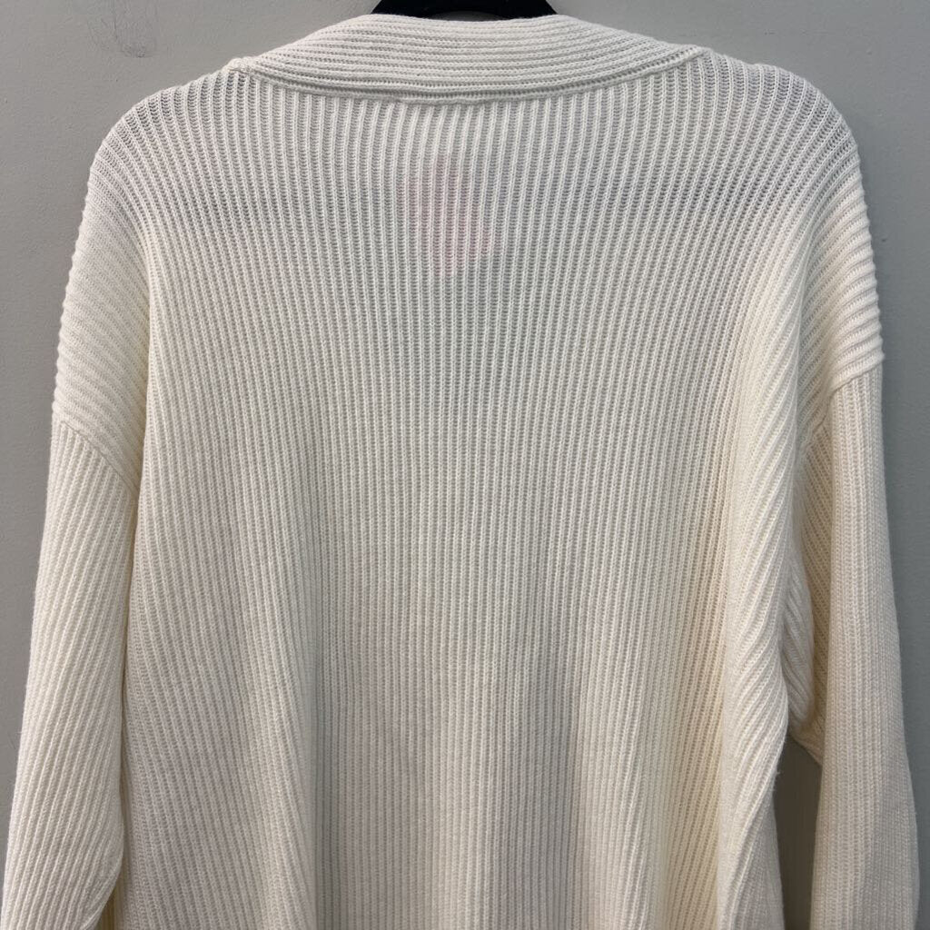 Haven Cream Knit Long Sleeve Sweater Top Extra Large