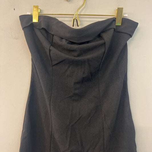 Black Strapless Mini Dress 6