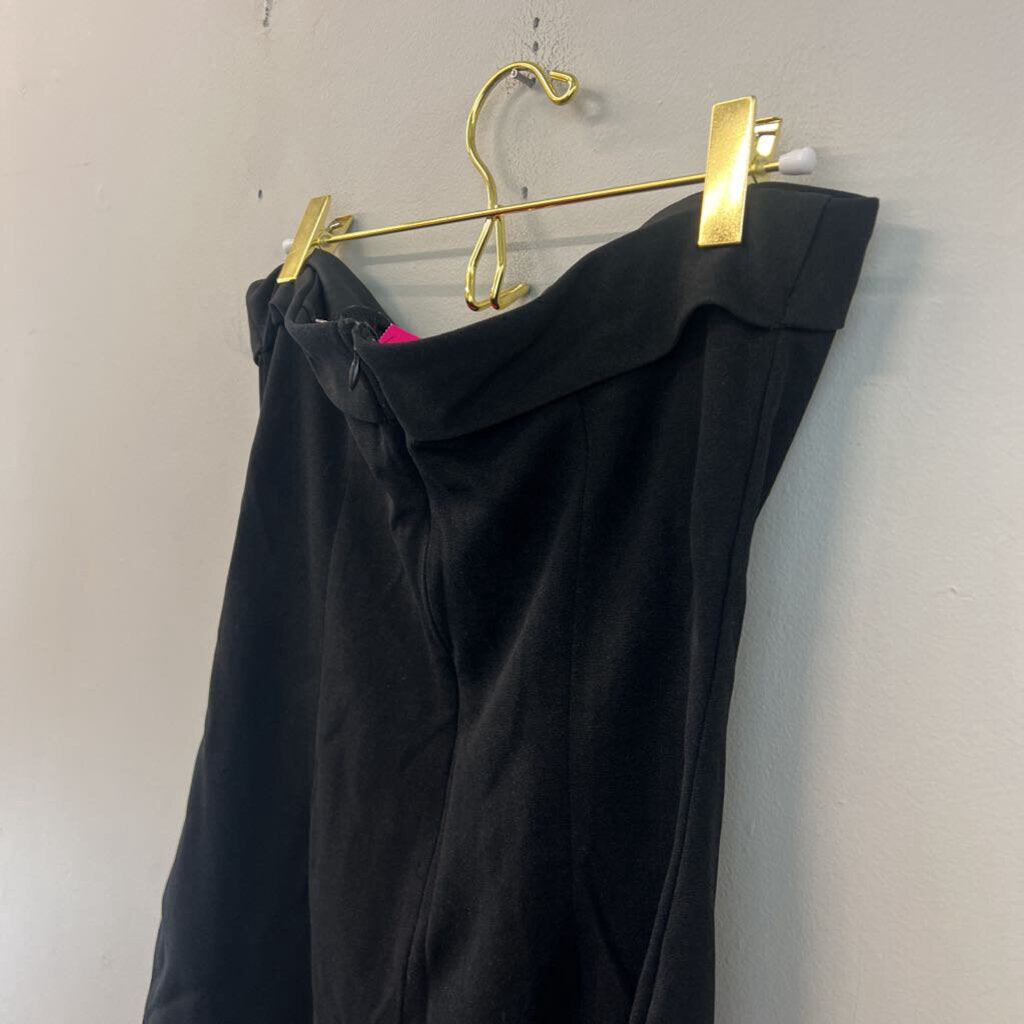 Black Strapless Mini Dress 6