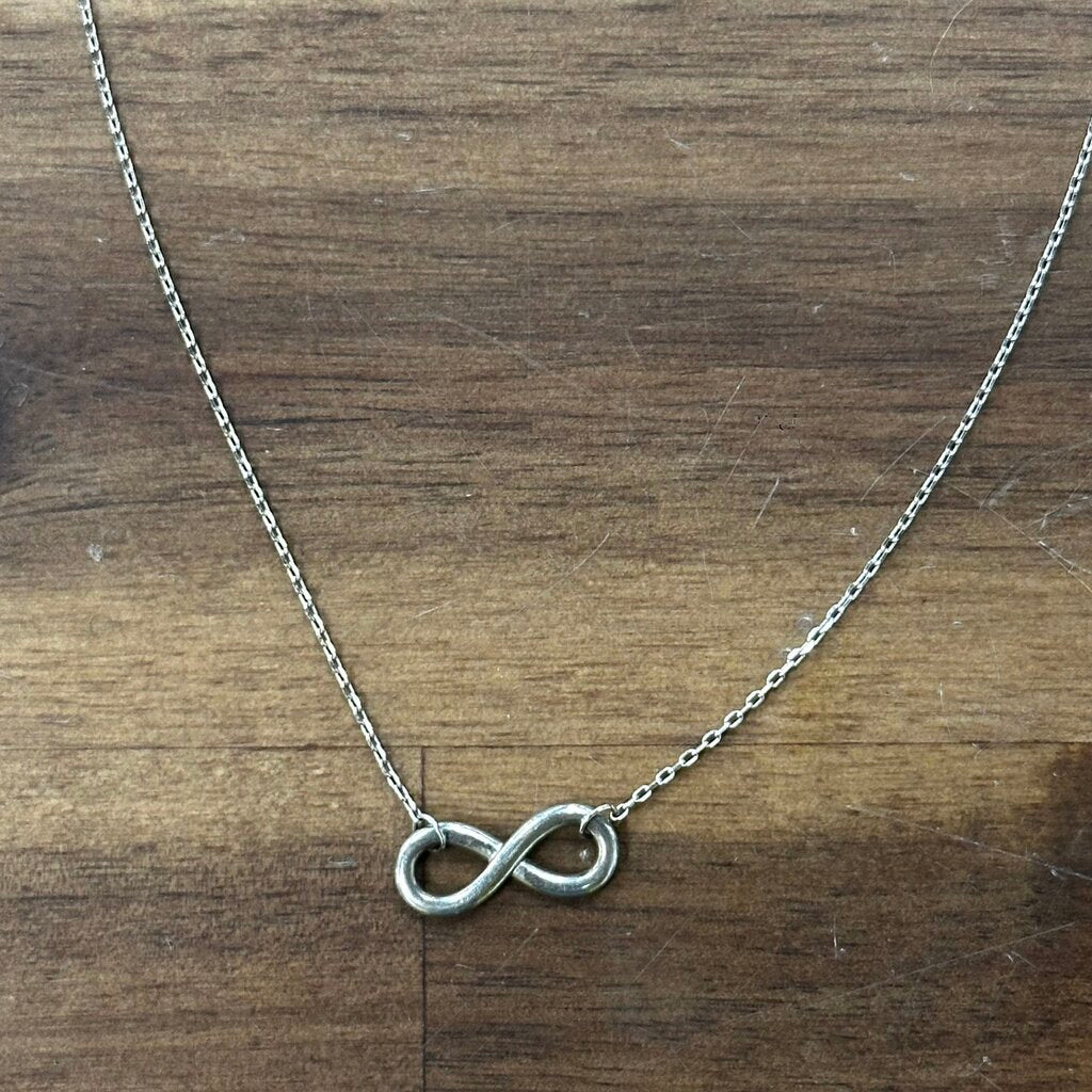 Sterling Silver Infinity Necklace