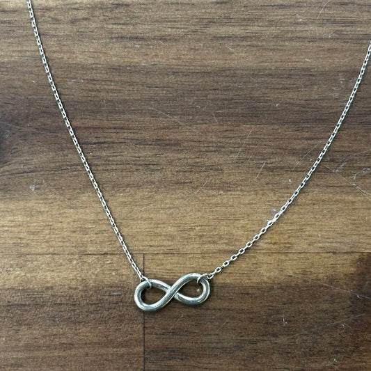 Sterling Silver Infinity Necklace