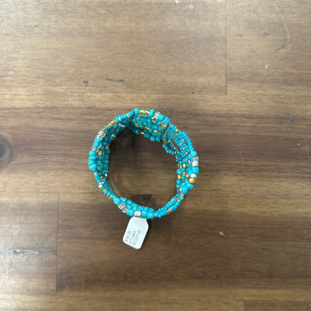 Turquoise/ Gold Multi Layered Bracelet