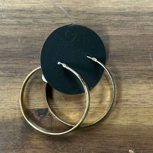 Large Gold Hoop Earrings