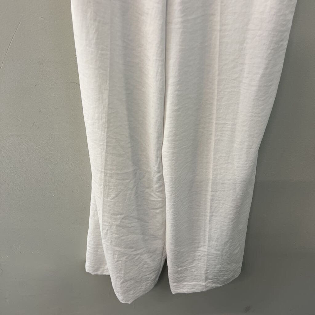 Express White Strapless Jumpsuit Small