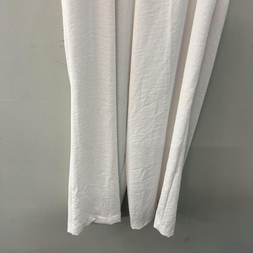 Express White Strapless Jumpsuit Small