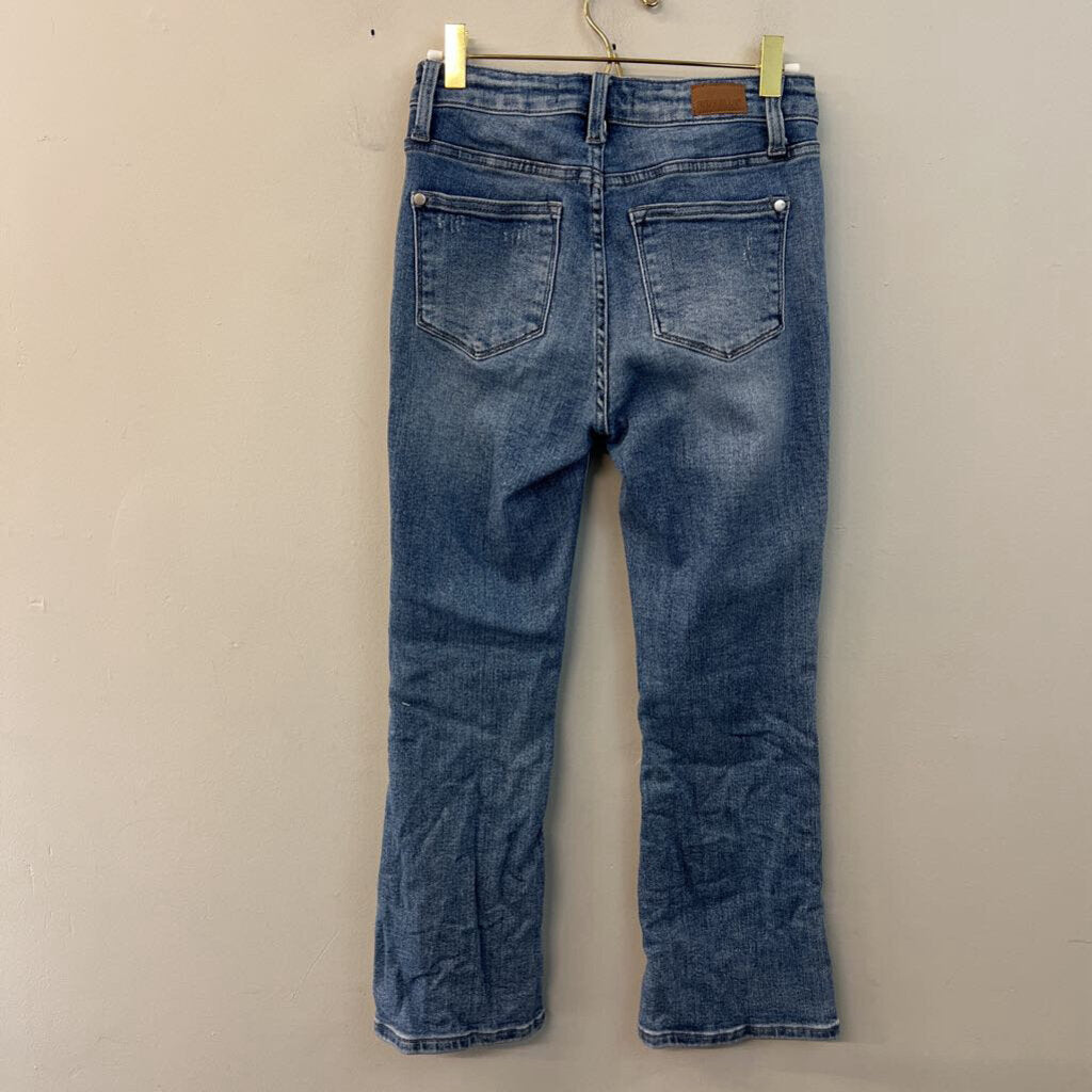 Judy Blue Medium Wash Straight Leg Pants 25