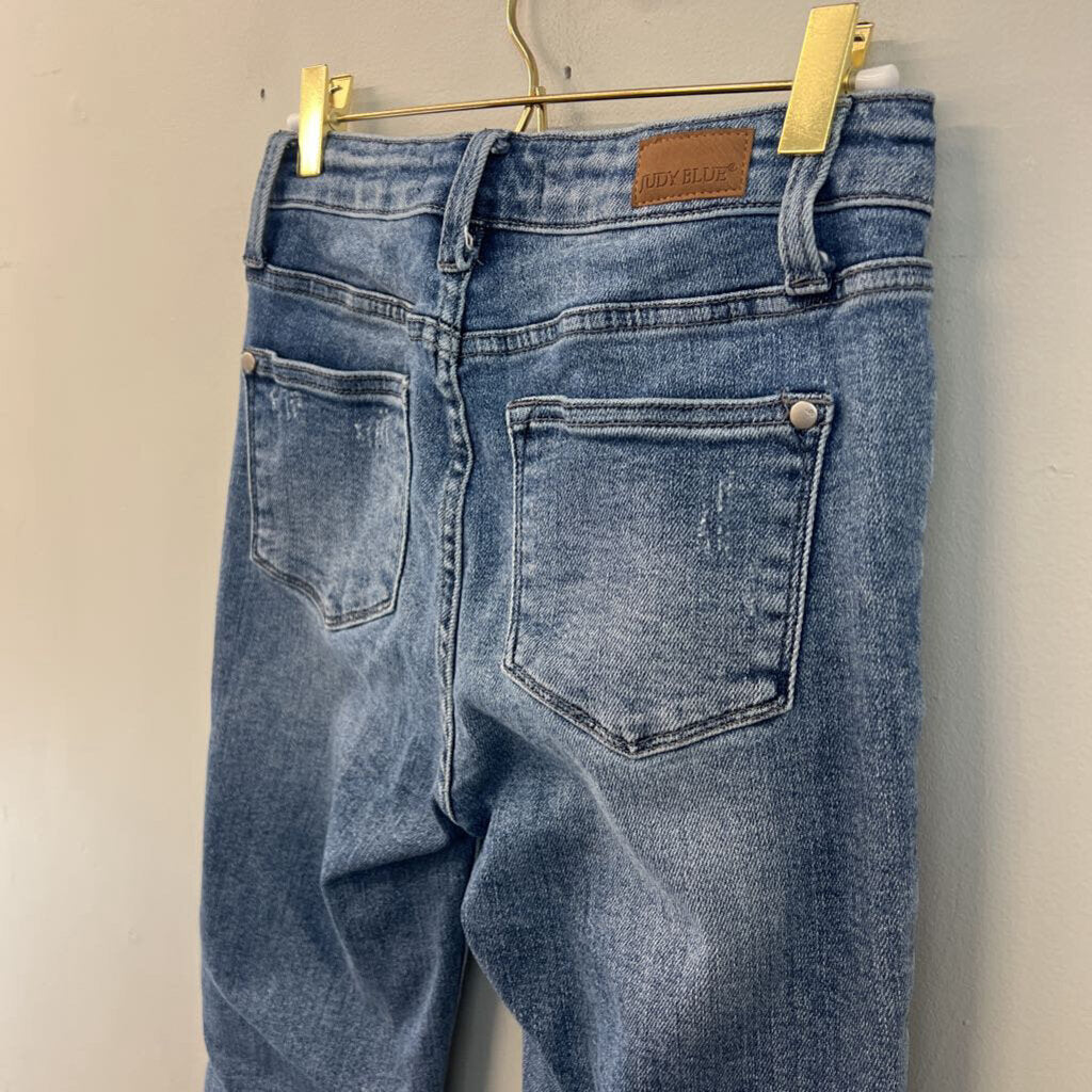 Judy Blue Medium Wash Straight Leg Pants 25