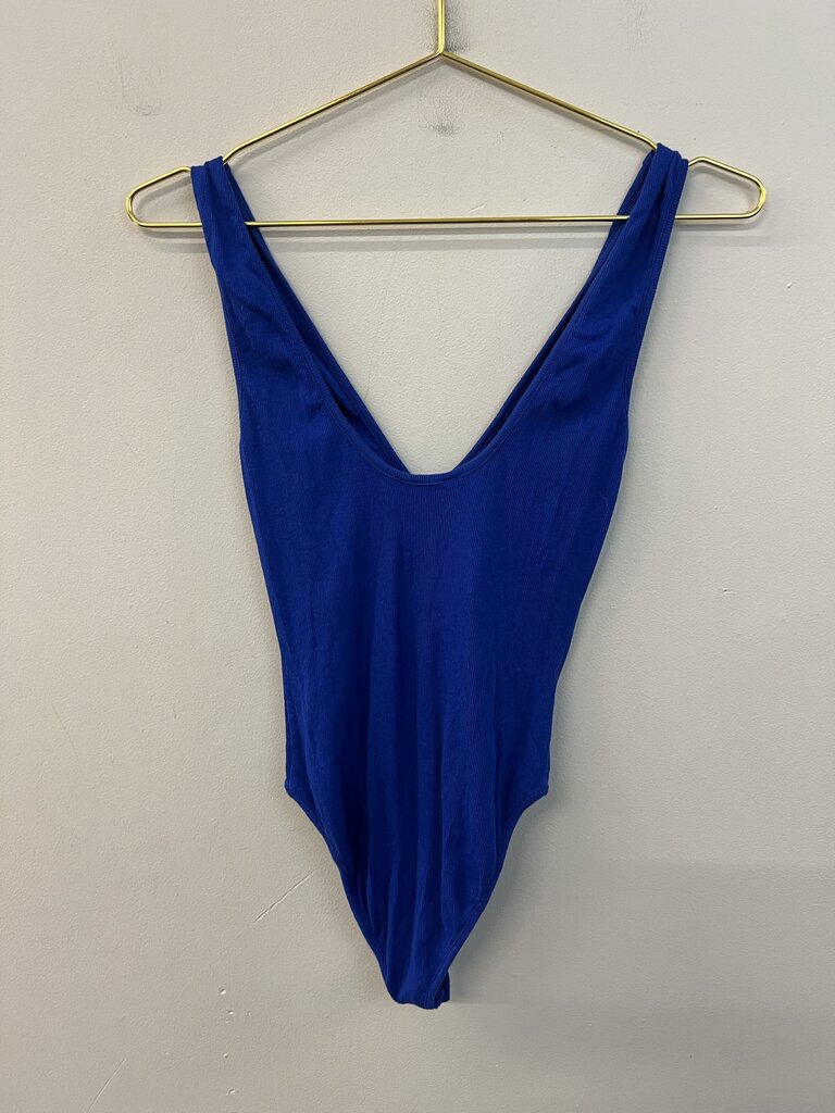 Intimately Free People Royal Blue Tank Bodysuit Extra Small