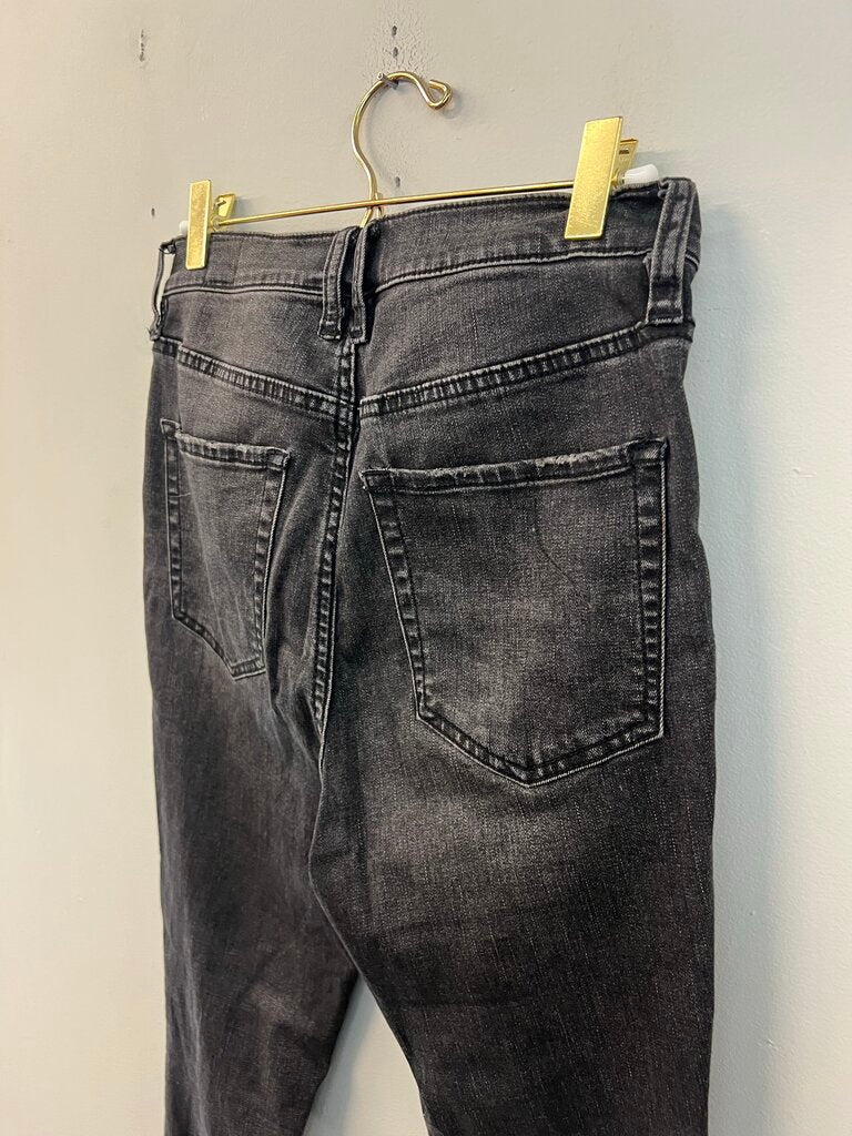 We The Free Black Distressed Skinny Leg Jeans 28