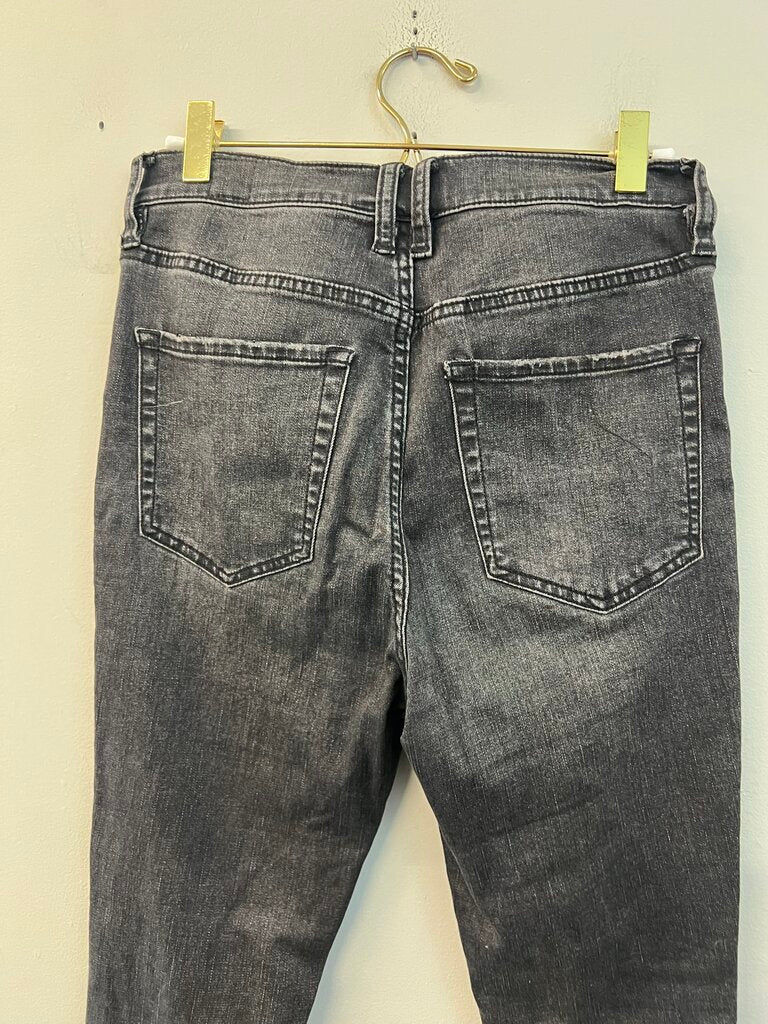 We The Free Black Distressed Skinny Leg Jeans 28