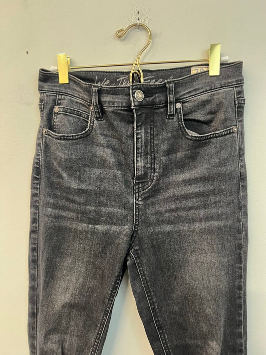 We The Free Black Distressed Skinny Leg Jeans 28