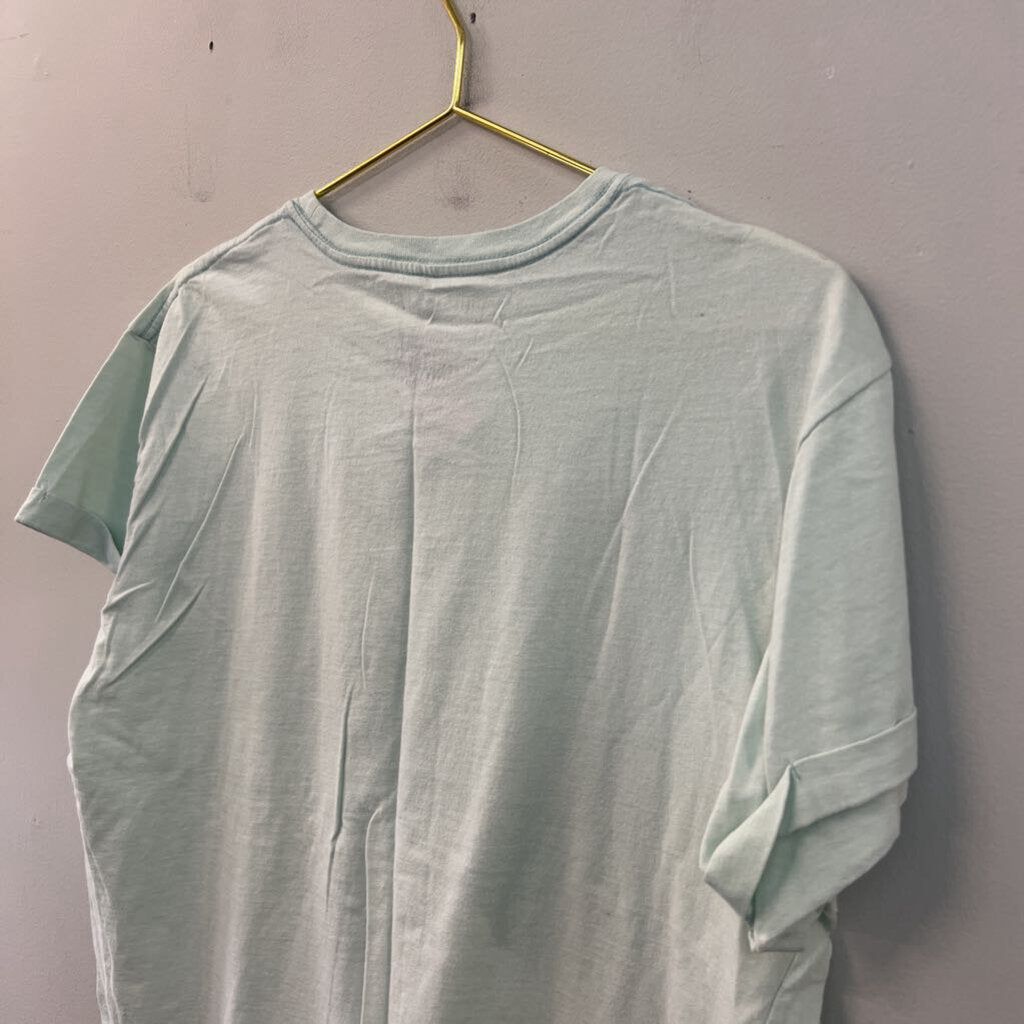 Fifth Sun Mint/ Multi Claude Monet Short Sleeve Graphic Tee Large
