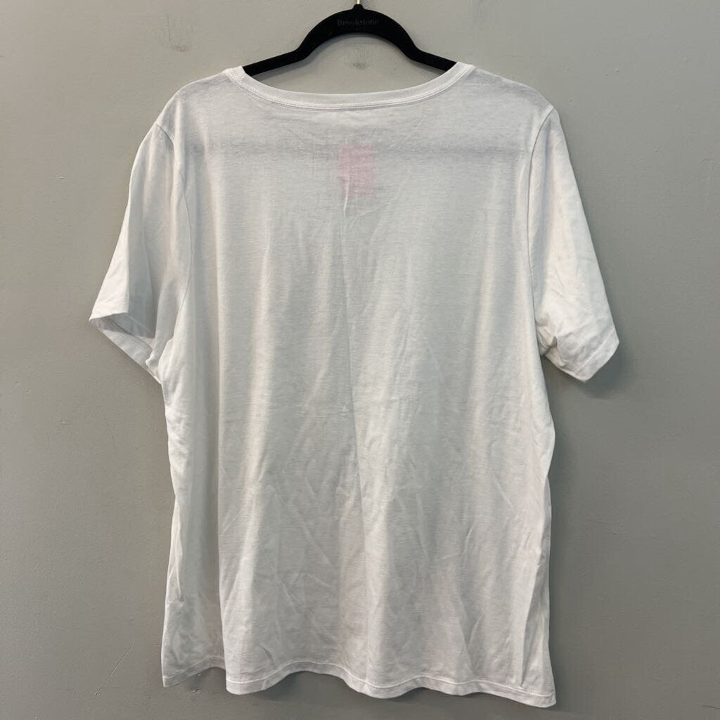 White/ Multi Rootin Tootin Good Time Short Sleeve Graphic Tee 2X