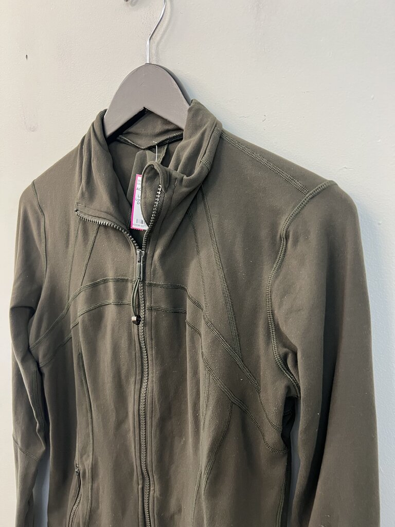 Lululemon Green Long Sleeve Zip Up Define Jacket 10