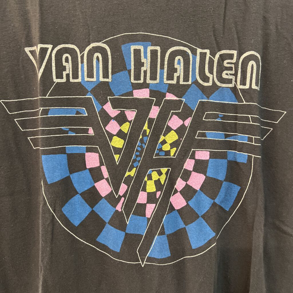 Van Halen Black/ Multi Short Sleeve Graphic Tee Medium