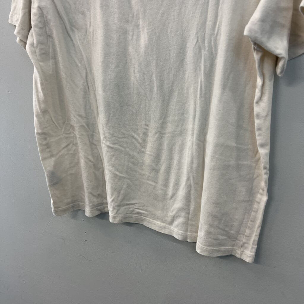 American Eagle Beige Drive In Movie Short Sleeve Graphic Tee Medium