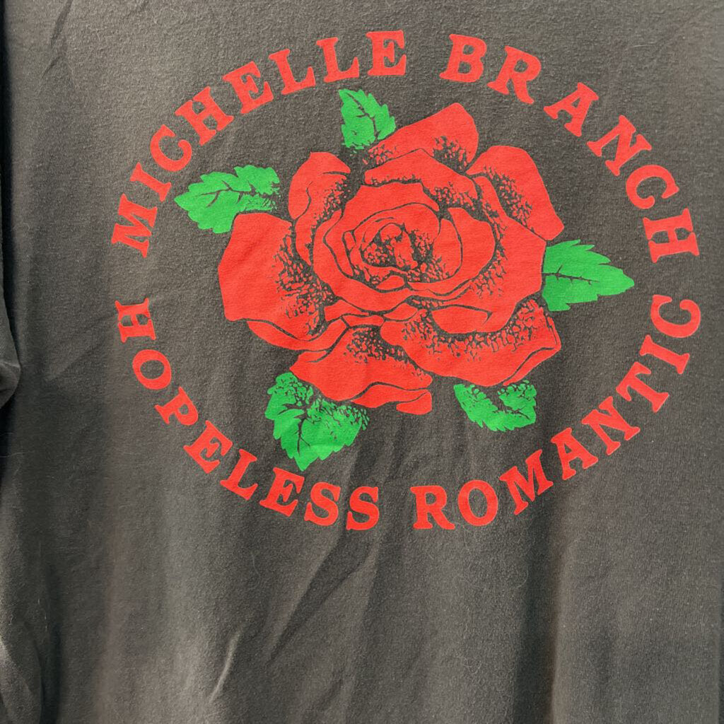 Grey/ Red Michelle Brach Short Sleeve Graphic Tee Extra Large