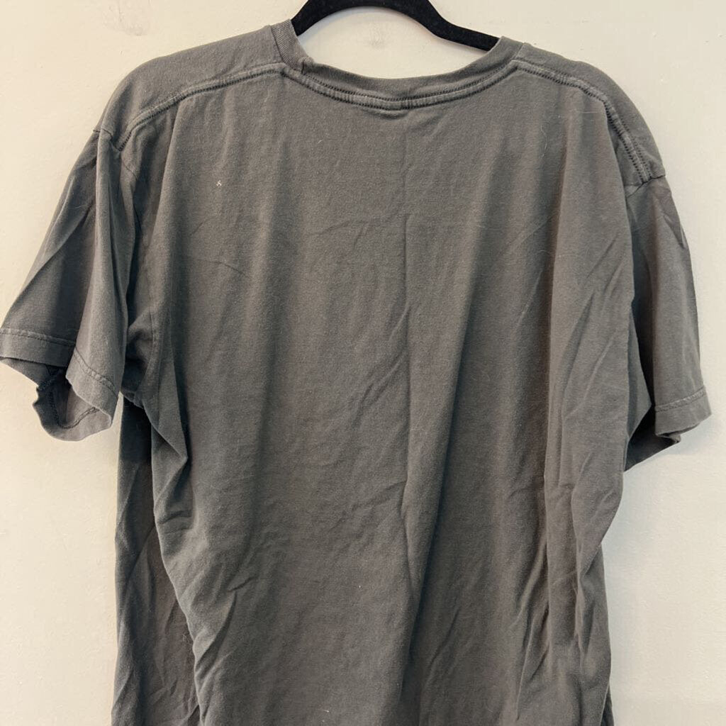 Grey/ Red Michelle Brach Short Sleeve Graphic Tee Extra Large