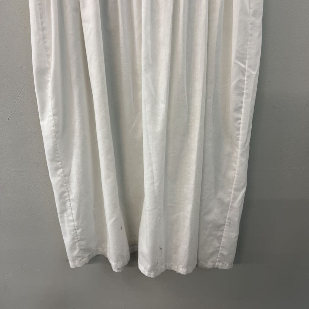 Willow Creek White Eyelet Lace Top Midi Dress Medium