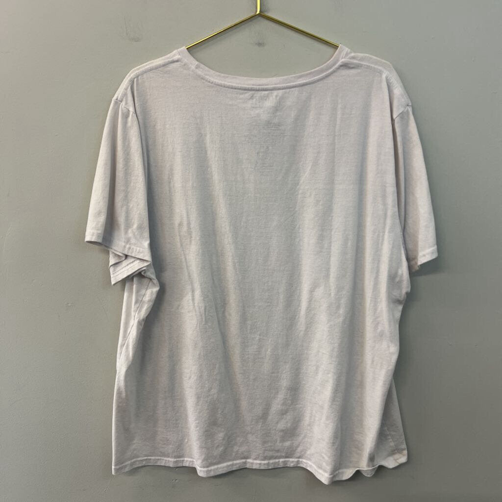 Marvel White/ Multi Short Sleeve Graphic Tee 2XL