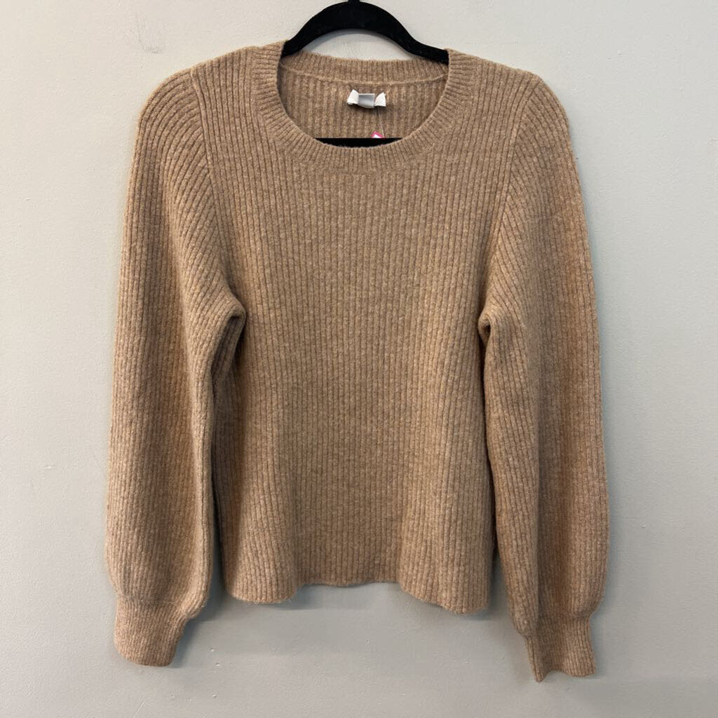 J Crew Brown Extra Soft Long Sleeve Sweater Top Small