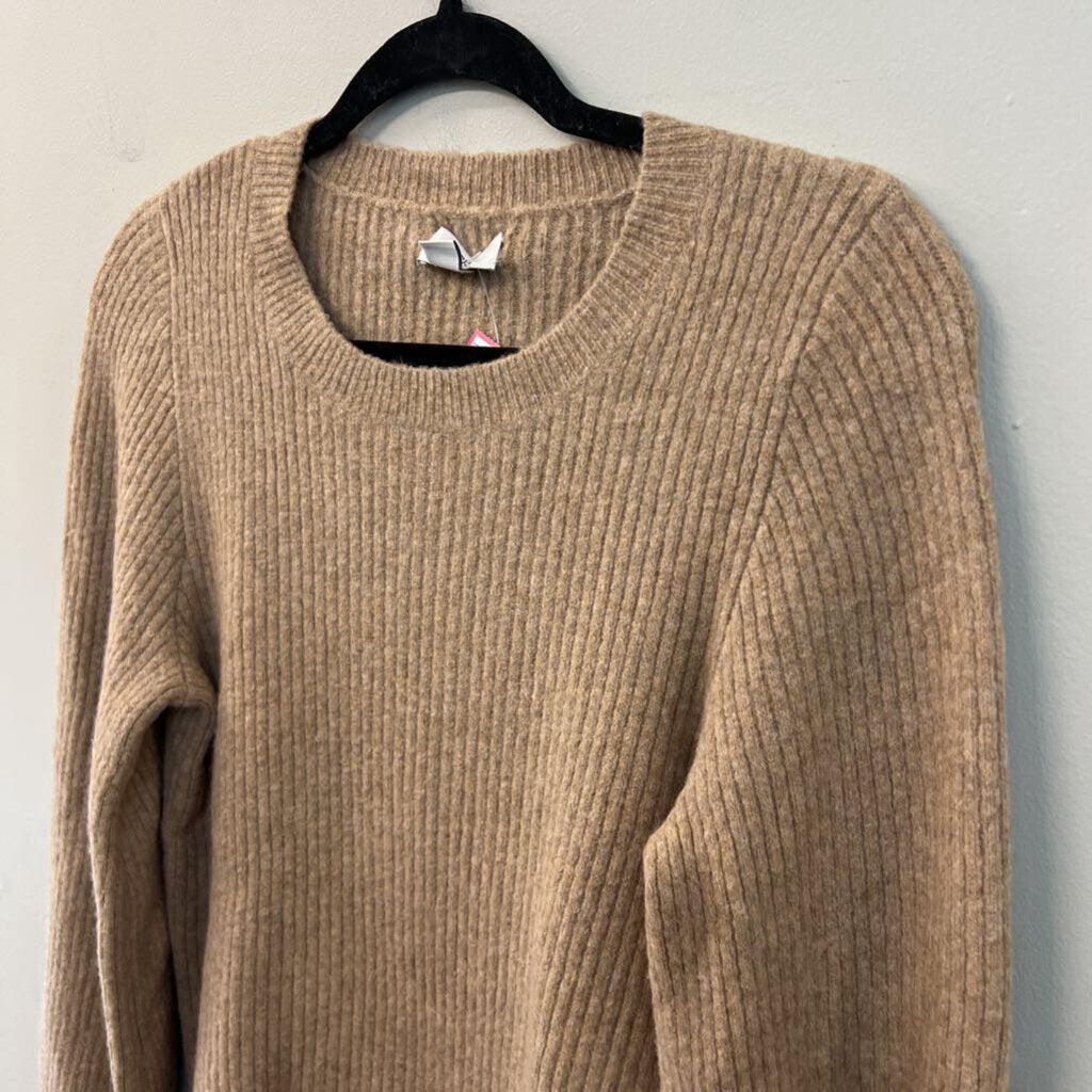 J Crew Brown Extra Soft Long Sleeve Sweater Top Small
