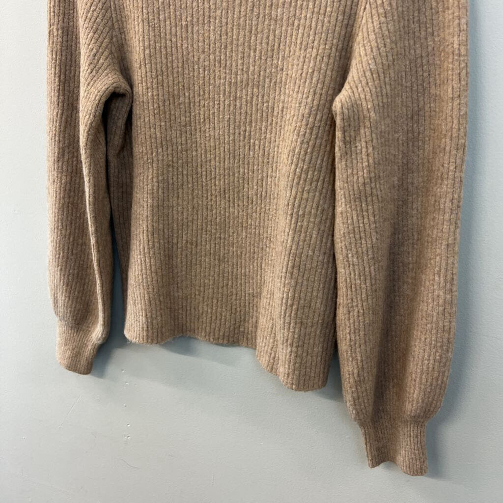 J Crew Brown Extra Soft Long Sleeve Sweater Top Small