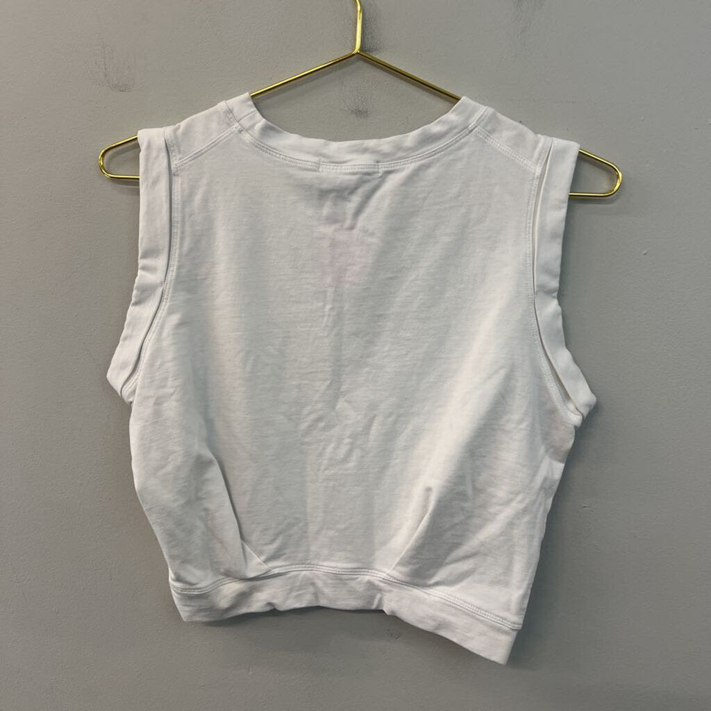 Arrive Guide White Cropped Tank Top Small