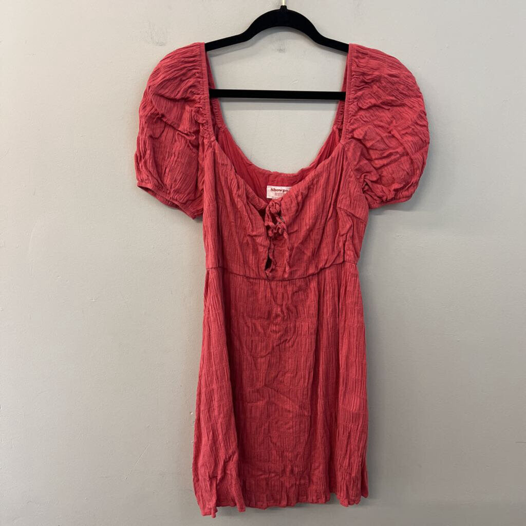 Showpo Pink Short Puff Sleeve Dress 8